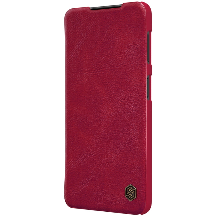 For Samsung Galaxy A22 4G LTE NILLKIN QIN Series Crazy Horse Texture Horizontal Flip Leather Case(Red) - Galaxy Phone Cases by NILLKIN | Online Shopping South Africa | PMC Jewellery