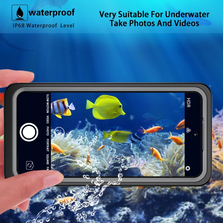 For Samsung Galaxy S21 FE RedPepper Shockproof IP68 Waterproof PC + TPU Protective Case(Black) - Galaxy Phone Cases by RedPepper | Online Shopping South Africa | PMC Jewellery | Buy Now Pay Later Mobicred