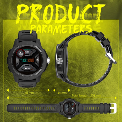 NORTH EDGE Mars 2 1.4 inch Full Touch Screen Outdoor Sports Bluetooth Smart Watch, Support Heart Rate / Sleep / Blood Pressure / Blood Oxygen Monitoring & Remote Control Camera & 7 Sports Modes(Blue) - Sport Watches by NORTH EDGE | Online Shopping South Africa | PMC Jewellery | Buy Now Pay Later Mobicred