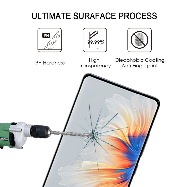 For Xiaomi Mi Mix 4 25 PCS 3D Curved Edge Full Screen Tempered Glass Film(Black) -  by PMC Jewellery | Online Shopping South Africa | PMC Jewellery