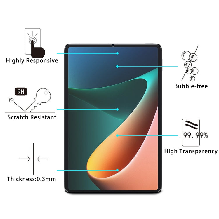 For Xiaomi Pad 5 25 PCS 9H 2.5D Explosion-proof Tempered Glass Film -  by PMC Jewellery | Online Shopping South Africa | PMC Jewellery