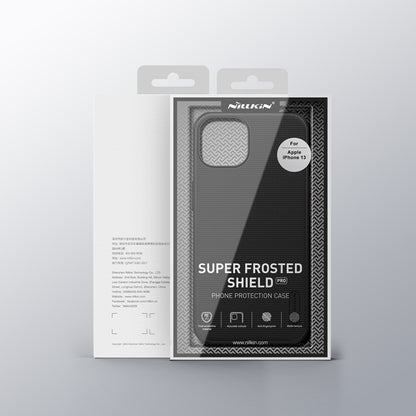 For iPhone 13 NILLKIN Super Frosted Shield Pro PC + TPU Protective Case(Black) - iPhone 13 Cases by NILLKIN | Online Shopping South Africa | PMC Jewellery