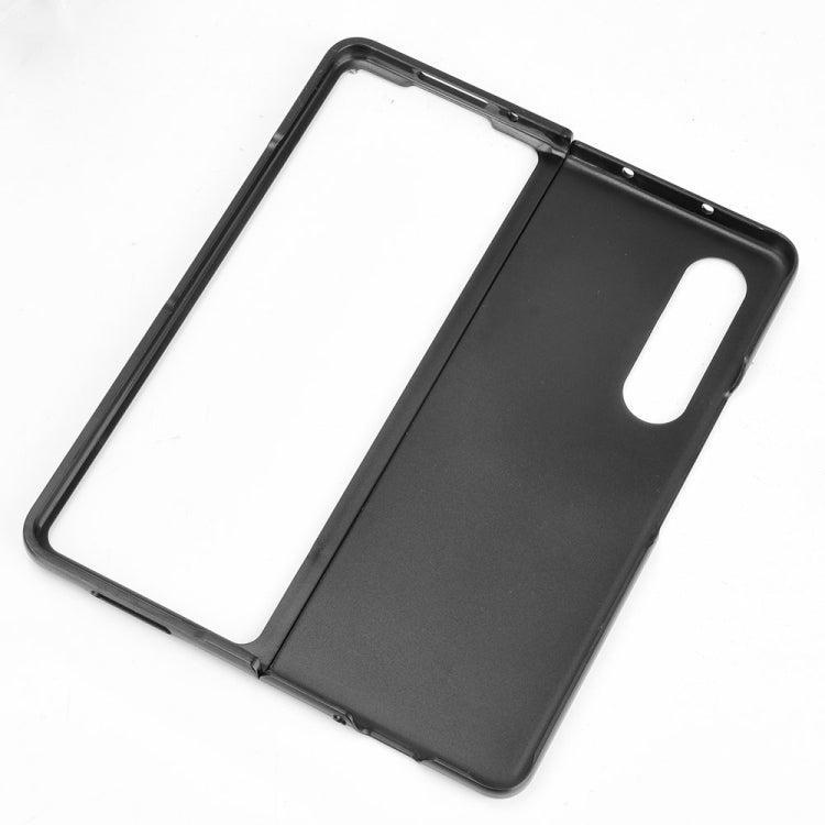 For Samsung Galaxy Z Fold3 5G Shockproof Crocodile Texture PC + PU Case(Brown) - free shipping - PMC TechLife - Order now!