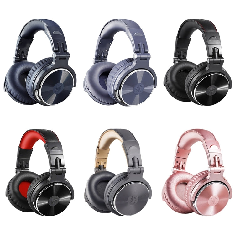 OneOdio Pro-10 Head-mounted Noise Reduction Wired Headphone with Microphone, Color:Grey Khaki - Multimedia Headset by OneOdio | Online Shopping South Africa | PMC Jewellery