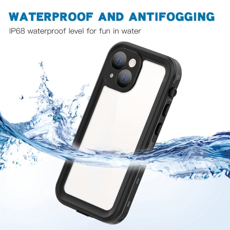For iPhone 13 mini RedPepper Transparent Dot Shockproof Waterproof PC + TPU Protective Case (Black) - free shipping - PMC TechLife - Order now!