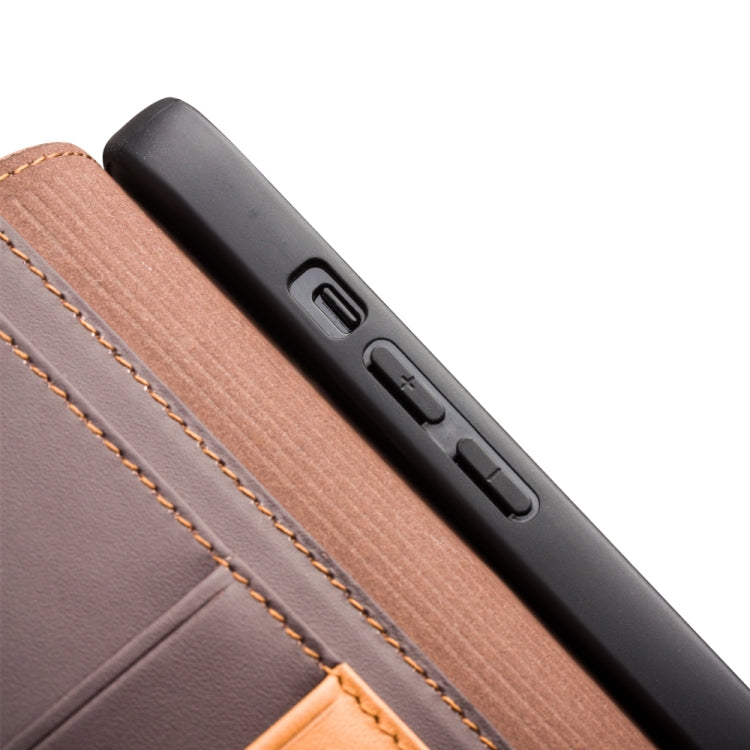 For iPhone 13 QIALINO Business Horizontal Flip Leather Case with Holder & Card Slots & Wallet(Brown) - iPhone 13 Cases by QIALINO | Online Shopping South Africa | PMC Jewellery | Buy Now Pay Later Mobicred