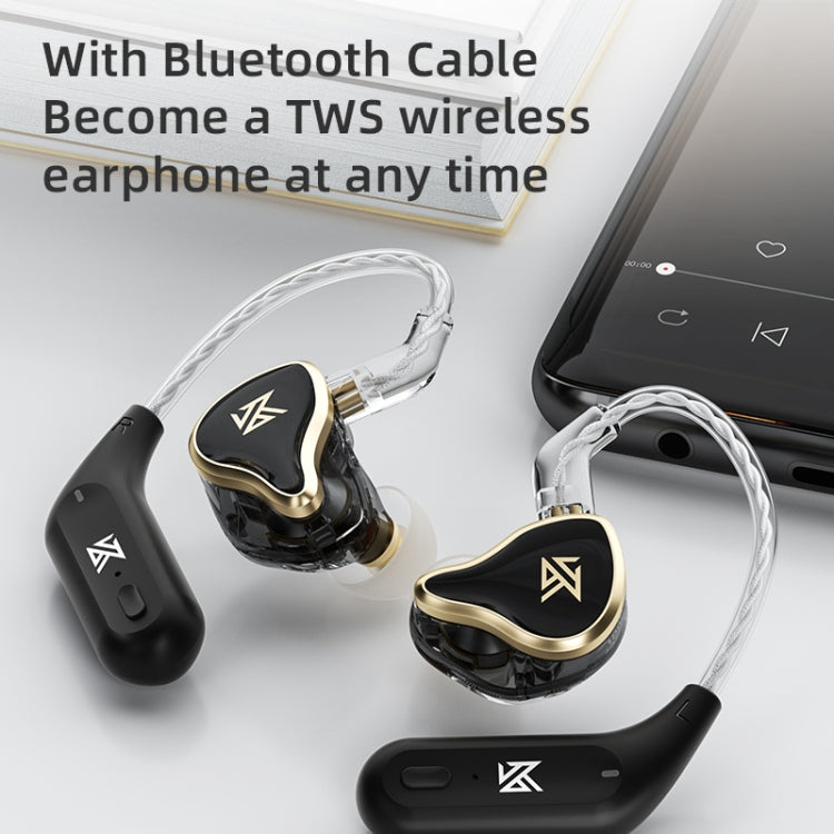 KZ ZAS 16-unit Ring Iron In-ear Wired Earphone, Mic Version(White) - free shipping - PMC TechLife - Order now!