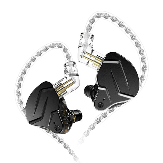 KZ ZSN Pro X Ring Iron Hybrid Drive Metal In-ear Wired Earphone, Standard Version(Black) - In Ear Wired Earphone by KZ | Online Shopping South Africa | PMC Jewellery