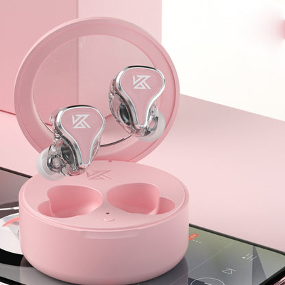 KZ SK10 1DD+1BA Hybrid Technology Bluetooth 5.2 True Wireless TWS Earphone(Pink) - TWS Earphone by KZ | Online Shopping South Africa | PMC Jewellery