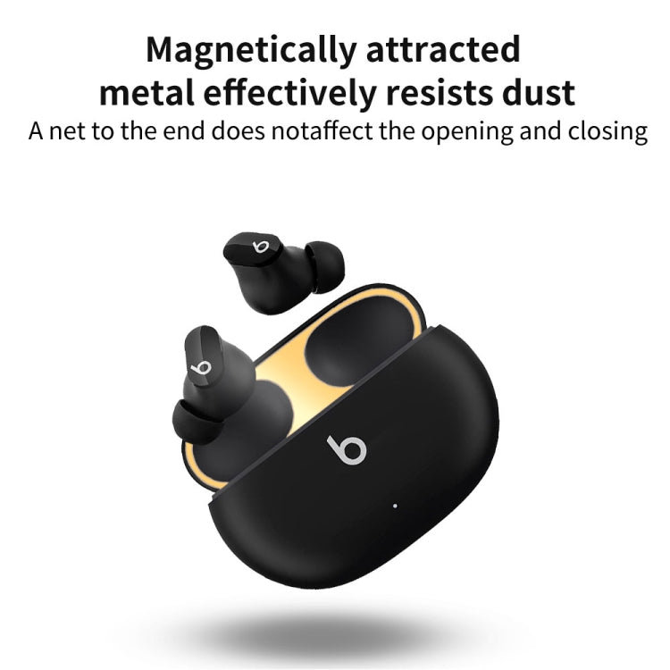 For Beats Studio Buds Wireless Bluetooth Earphone Magic Sound Metal Protective Sticker(Rose Gold) - Protective Sticker by PMC TechLife | Online Shopping South Africa | PMC TechLife