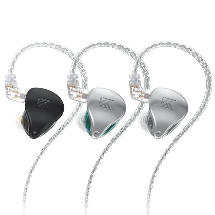 KZ AST 24-unit Balance Armature Monitor HiFi In-Ear Wired Earphone With Mic(Green) - In Ear Wired Earphone by KZ | Online Shopping South Africa | PMC Jewellery