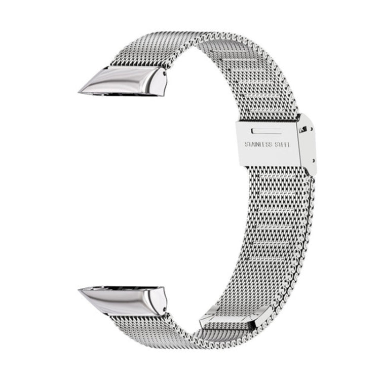 For Huawei Band 6 / Honor Band 6 / 7 MIJOBS Milan Stainless Steel Watch Band(Silver) - Watch Bands by MIJOBS | Online Shopping South Africa | PMC Jewellery | Buy Now Pay Later Mobicred