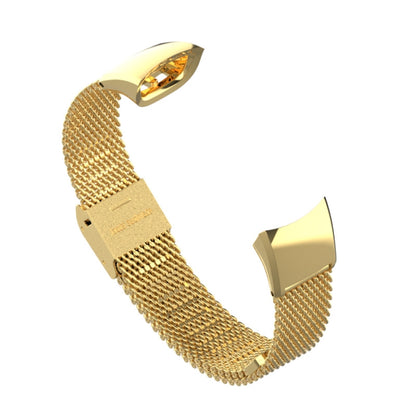 For Honor Band 4 / 5 MIJOBS Milan Stainless Steel Metal Buckle Watch Band(Gold) - Watch Bands by MIJOBS | Online Shopping South Africa | PMC Jewellery | Buy Now Pay Later Mobicred