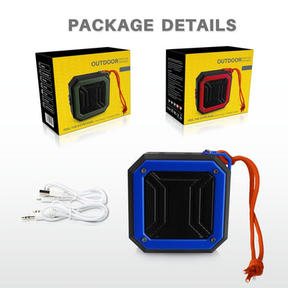 New Rixing NR-103 Mini TWS Bluetooth Speaker with Lanyard(Orange) - Desktop Speaker by NewRixing | Online Shopping South Africa | PMC Jewellery | Buy Now Pay Later Mobicred