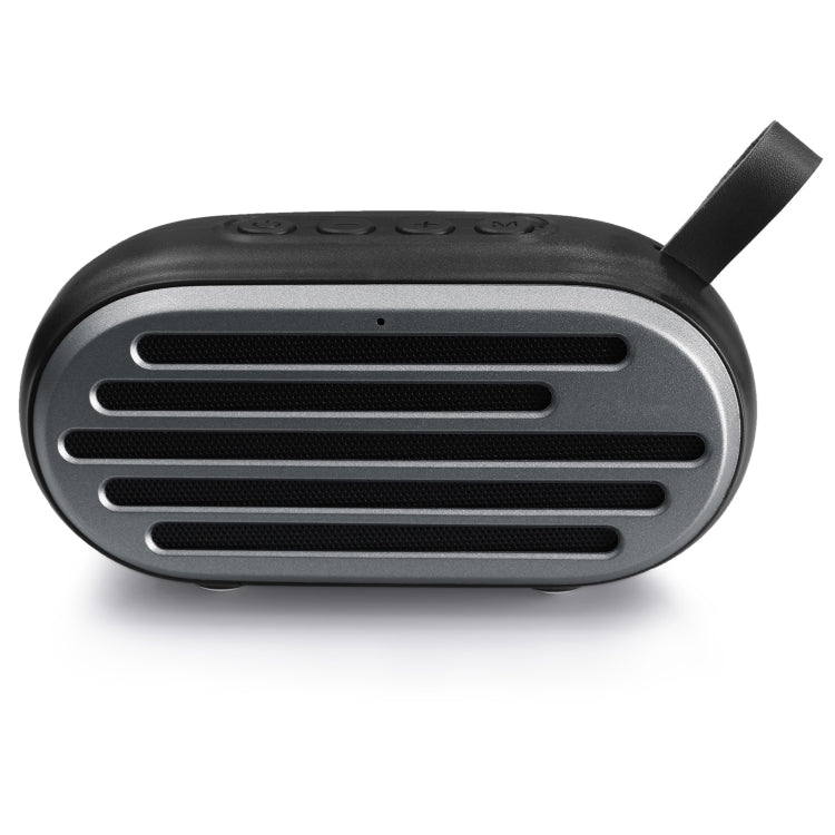 New Rixing NR-105 Mini TWS Metal Bluetooth Speaker Support Hands-free Call / FM(Black) - Desktop Speaker by NewRixing | Online Shopping South Africa | PMC TechLife | Buy Now Pay Later Mobicred