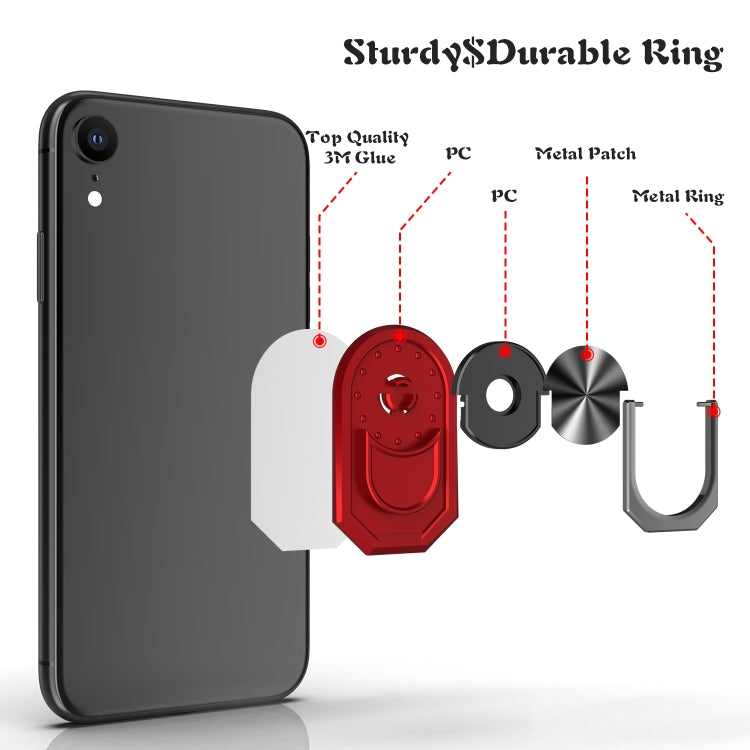 Universal Sticky 360-degree Rotatable Magnetic Ring Holder(Red) - Ring Holder by PMC Jewellery | Online Shopping South Africa | PMC Jewellery