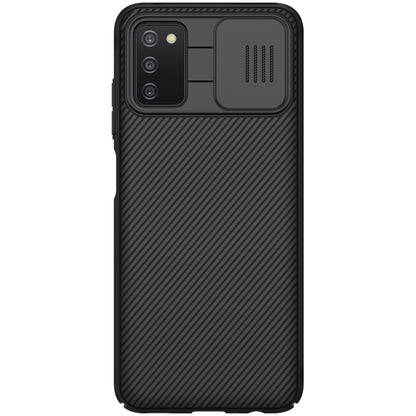 For Samsung Galaxy A03s / A037G NILLKIN Black Mirror Series PC Camshield Full Coverage Dust-proof Scratch Resistant Case(Black) - Galaxy Phone Cases by NILLKIN | Online Shopping South Africa | PMC Jewellery | Buy Now Pay Later Mobicred