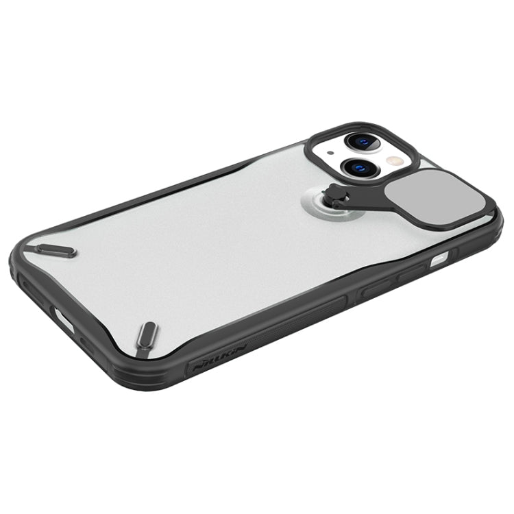 For iPhone 13 NILLKIN Cyclops PC + TPU Phone Protective Case with Movable Stand(Black) - iPhone 13 Cases by NILLKIN | Online Shopping South Africa | PMC Jewellery