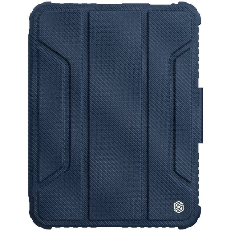 For iPad mini 6 NILLKIN Bumper Pro Horizontal Flip Tablet Case with Pen Slot & Holder & Sleep / Wake-up Function(Blue) - iPad mini 6 Cases by NILLKIN | Online Shopping South Africa | PMC Jewellery