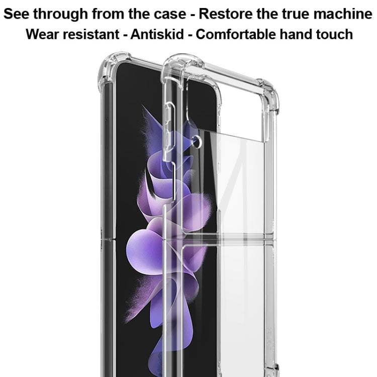 For Samsung Galaxy Z Flip3 5G IMAK UX-9 Series Transparent Shockproof Acrylic + TPU Phone Protective Case - Galaxy Phone Cases by GKK | Online Shopping South Africa | PMC Jewellery | Buy Now Pay Later Mobicred