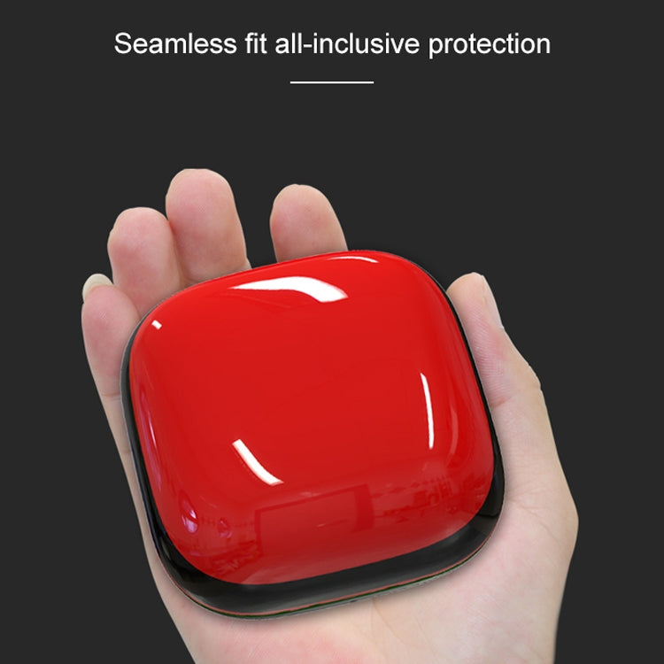 Mirror Surface Silicone + PC Wireless Earphone Protective Case for Beats Powerbeats Pro(Dark Red+Black) - Other Case by PMC TechLife | Online Shopping South Africa | PMC TechLife