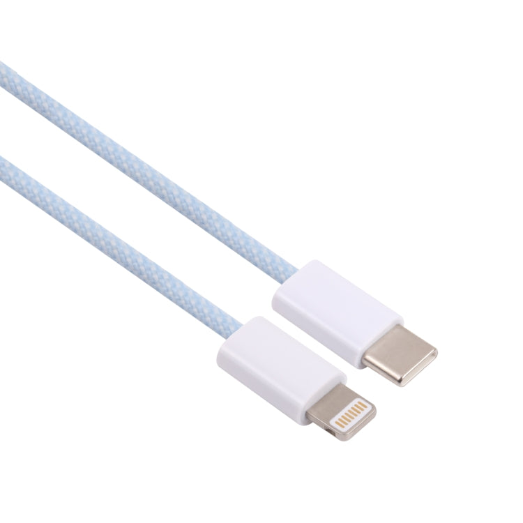 12W PD USB-C / Type-C to 8 Pin Data Cable, Cable Length: 1m(Blue) - 2 in 1 Cable by PMC TechLife | Online Shopping South Africa | PMC TechLife