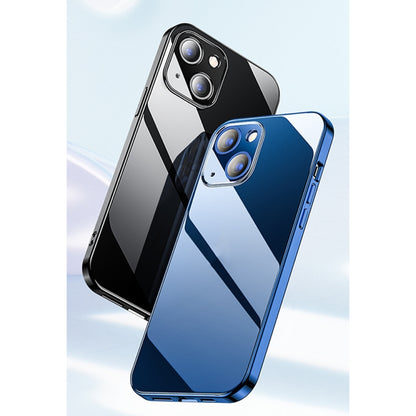 For iPhone 13 JOYROOM JR-BP911 Star Shield TPU + Aviation Glass Phone Case(Transparent Blue) - iPhone 13 Cases by JOYROOM | Online Shopping South Africa | PMC Jewellery