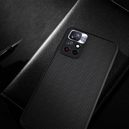 For Xiaomi Redmi Note 11 5G / 11T 5G / 11S 5G / Poco M4 Pro 5G NILLKIN 3D Textured Nylon Fiber TPU Phone Case(Black) - Xiaomi Cases by NILLKIN | Online Shopping South Africa | PMC Jewellery | Buy Now Pay Later Mobicred