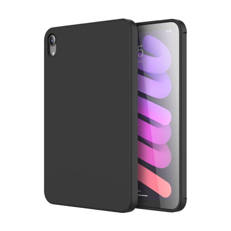 For iPad mini 2024 / mini 6 Mutural Silicone Microfiber Tablet Case(Black) - iPad mini 6 Cases by Mutural | Online Shopping South Africa | PMC TechLife | Buy Now Pay Later Mobicred