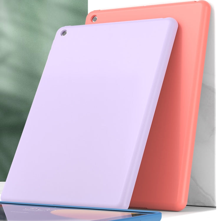 For iPad 10.2 2021 / 2020 / 2019 Mutural Silicone Microfiber Tablet Case(Sky Blue) - iPad 10.2 Cases by Mutural | Online Shopping South Africa | PMC TechLife | Buy Now Pay Later Mobicred