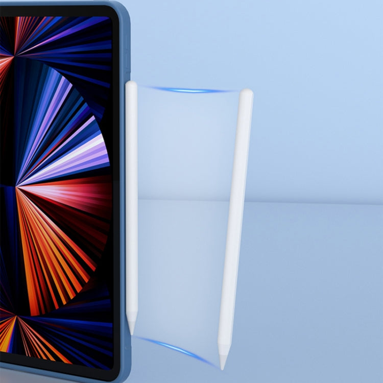 For iPad Pro 11 inch 2022 / 2021 / 2020 Mutural Silicone Microfiber Tablet Case(Midnight Blue) - iPad Pro 11 (2022/2021) Cases by Mutural | Online Shopping South Africa | PMC TechLife | Buy Now Pay Later Mobicred