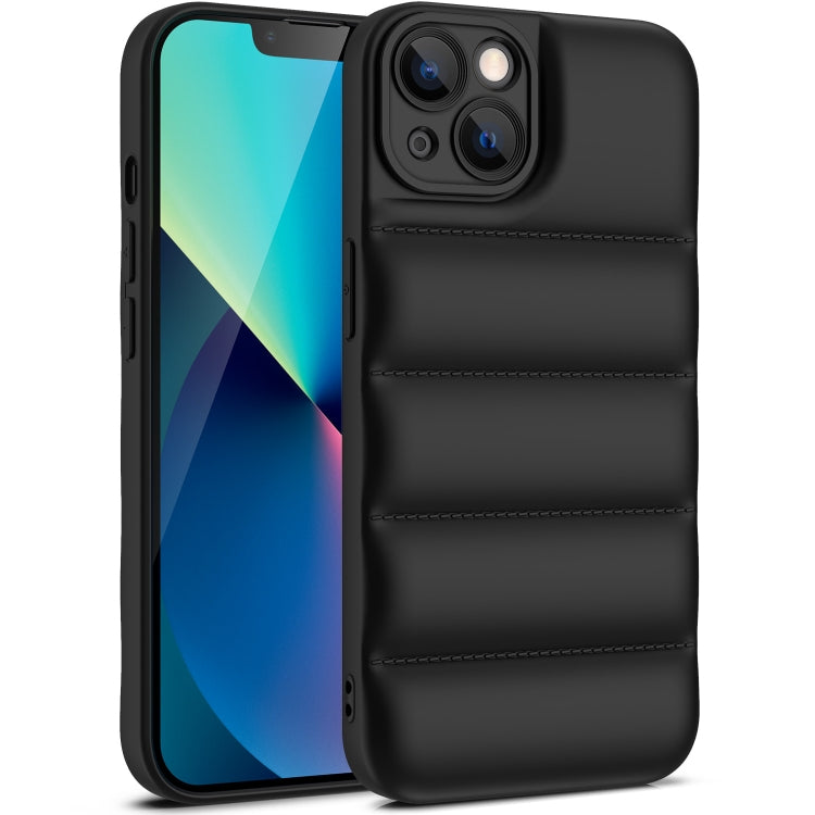 For iPhone 13 Pro Max Eiderdown Airbag Shockproof Phone Case (Black) - iPhone 13 Pro Max Cases by PMC TechLife | Online Shopping South Africa | PMC TechLife
