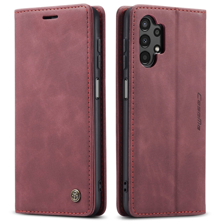 For Samsung Galaxy A13 4G/A13 5G/A04S/A04/M13 5G CaseMe 013 Multifunctional Horizontal Flip Leather Phone Case(Wine Red) - Galaxy Phone Cases by CaseMe | Online Shopping South Africa | PMC Jewellery | Buy Now Pay Later Mobicred