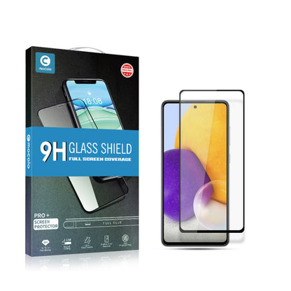 mocolo 0.33mm 9H 2.5D Full Glue Silk Print Tempered Glass Film For Samsung Galaxy A73 5G(Black) - Galaxy Tempered Glass by mocolo | Online Shopping South Africa | PMC Jewellery | Buy Now Pay Later Mobicred