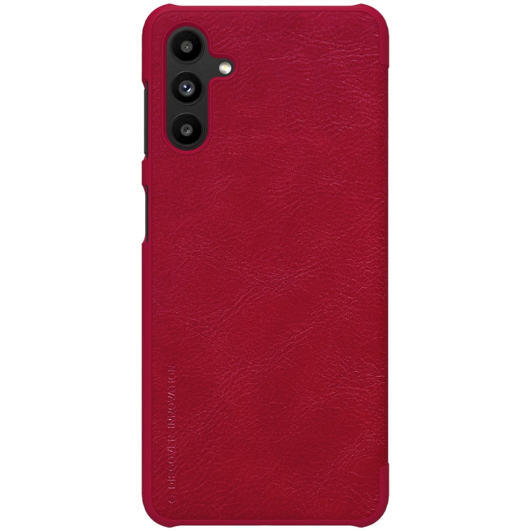 For Samsung Galaxy A13 5G NILLKIN QIN Series Crazy Horse Texture Leather Phone Case(Red) - Galaxy Phone Cases by NILLKIN | Online Shopping South Africa | PMC Jewellery