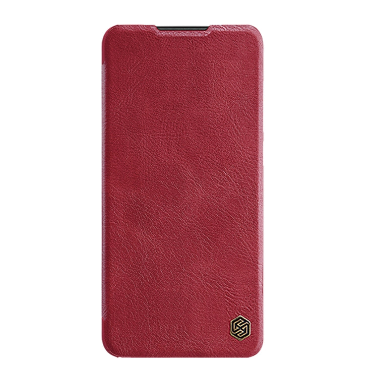 For Xiaomi Redmi Note 11 5G / 11T 5G / Poco M4 Pro 5G / 11S 5G NILLKIN QIN Series Crazy Horse Texture Leather Phone Case(Red) - Xiaomi Cases by NILLKIN | Online Shopping South Africa | PMC Jewellery