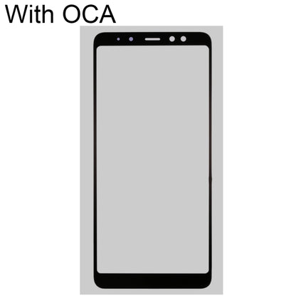 For Samsung Galaxy A8+ / A730 Front Screen Outer Glass Lens with OCA Optically Clear Adhesive - Outer Glass Lens by PMC Jewellery | Online Shopping South Africa | PMC Jewellery