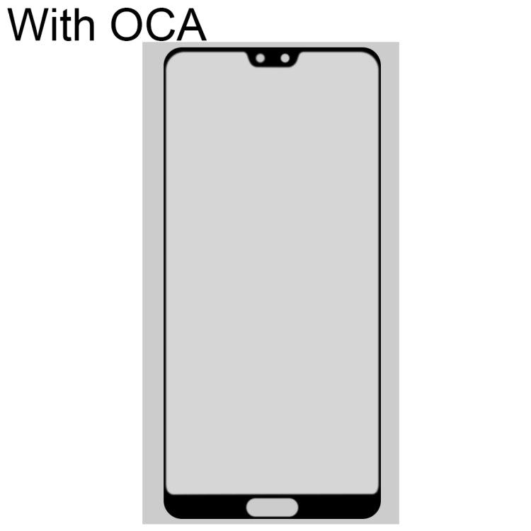 For Huawei P20 Front Screen Outer Glass Lens with OCA Optically Clear Adhesive - Outer Glass Lens by PMC Jewellery | Online Shopping South Africa | PMC Jewellery