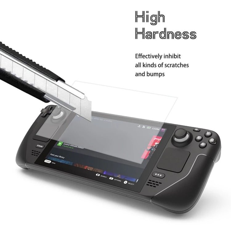 50 PCS 0.26mm 9H 2.5D Tempered Glass Film For Steam Deck Game Console - Accessories by PMC TechLife | Online Shopping South Africa | PMC TechLife