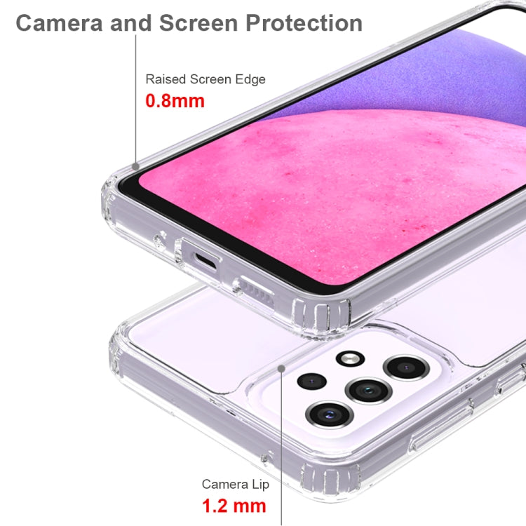 For Samsung Galaxy A33 5G Shockproof Scratchproof TPU + Acrylic Phone Case(Black) - free shipping - PMC TechLife - Order now!