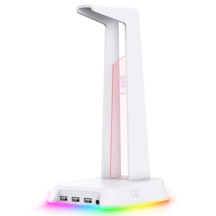 ONIKUMA ST-2 RGB Lighting Headset Holder Stand(White) - Headset Stand by ONIKUMA | Online Shopping South Africa | PMC Jewellery | Buy Now Pay Later Mobicred