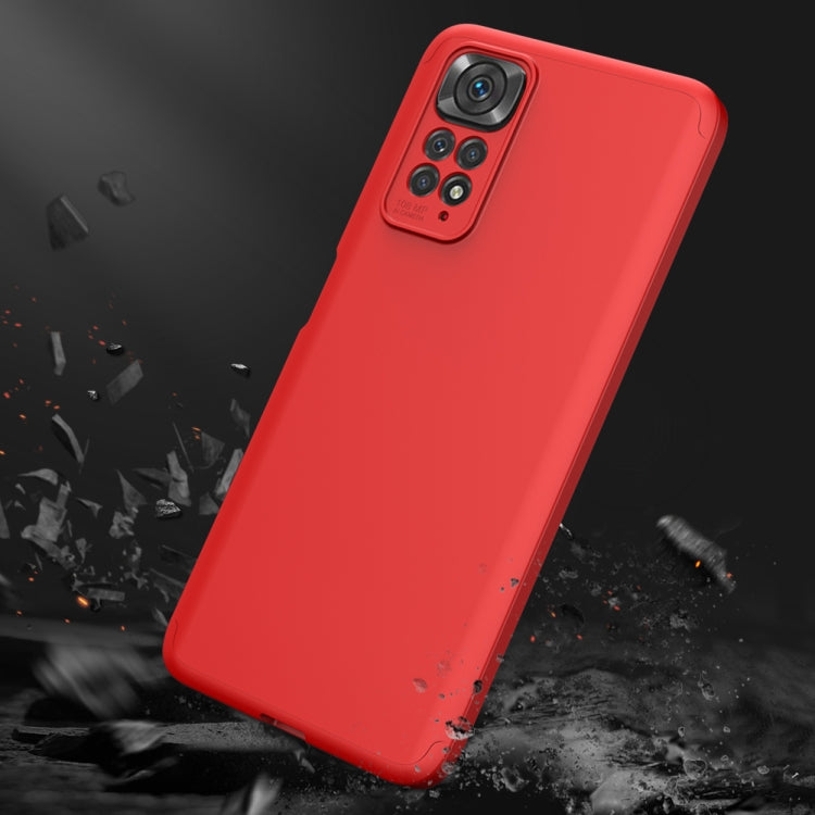 For Xiaomi Redmi Note 11S / 11 Global Version GKK Three Stage Splicing PC Phone Case(Red) - Xiaomi Cases by GKK | Online Shopping South Africa | PMC Jewellery