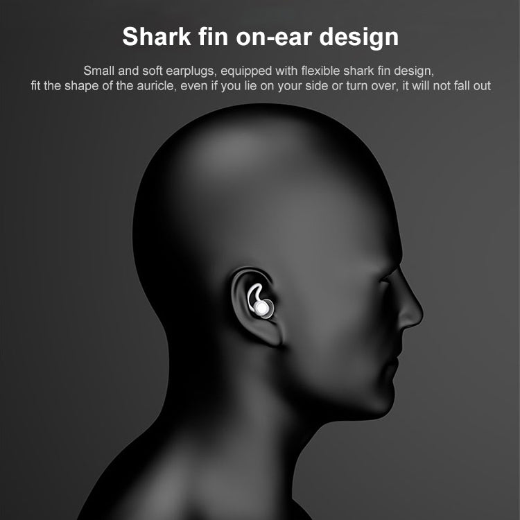 iMeBoBo A1 Shark Fin Version Nano Silicone Sleeping Noise Reduction Earplugs, Style:Three Layer(Grey) - Anti-dust & Ear Caps by PMC TechLife | Online Shopping South Africa | PMC TechLife