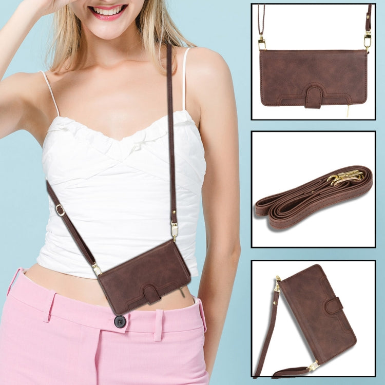 For OPPO Reno5 A Litchi Texture Zipper Leather Phone Case(Brown) - OPPO Cases by PMC TechLife | Online Shopping South Africa | PMC TechLife | Buy Now Pay Later Mobicred