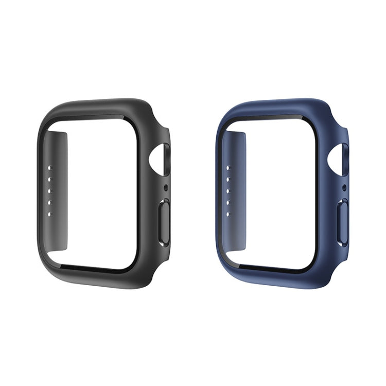 ROCK 2 in 1 PC Frame + Film Protector Case For  Apple Watch Series 6 & SE & 5 & 4 44mm(Blue) - Watch Cases by ROCK | Online Shopping South Africa | PMC TechLife | Buy Now Pay Later Mobicred