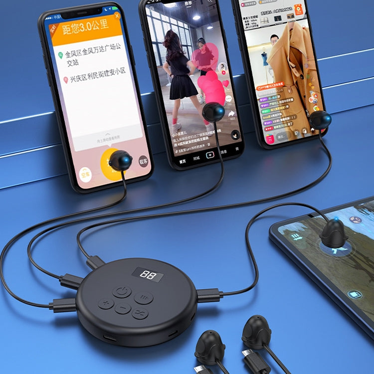 G30 Universal Digital Display Like Device Mobile Phone Automatic Screen Clicker, Style:One Machine with Six Head(Black) - free shipping - PMC TechLife - Order now!