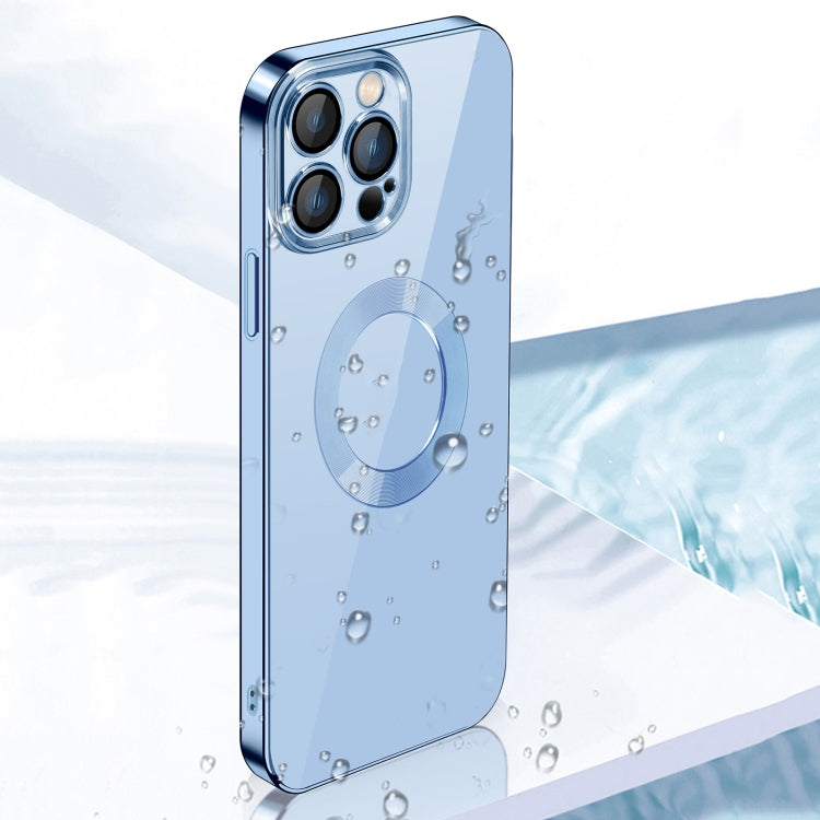 For iPhone 13 Pro Max 9D Electroplated Edge Lens Film Clear PC + TPU Shockproof Case (Alpine Green) - iPhone 13 Pro Max Cases by PMC TechLife | Online Shopping South Africa | PMC TechLife