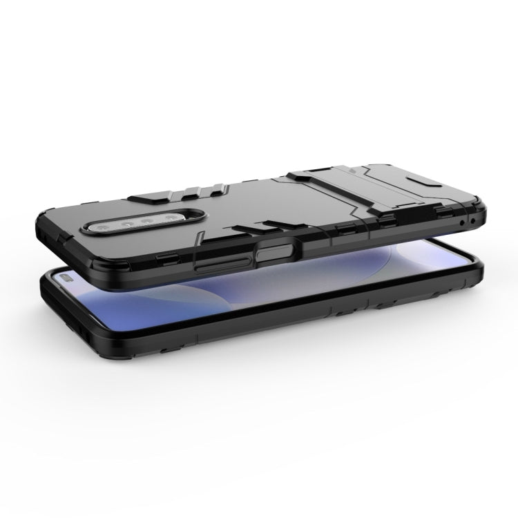 For Xiaomi Redmi K30 Shockproof PC + TPU Protective Case with Invisible Holder(Navy Blue) - free shipping - PMC TechLife - Order now!