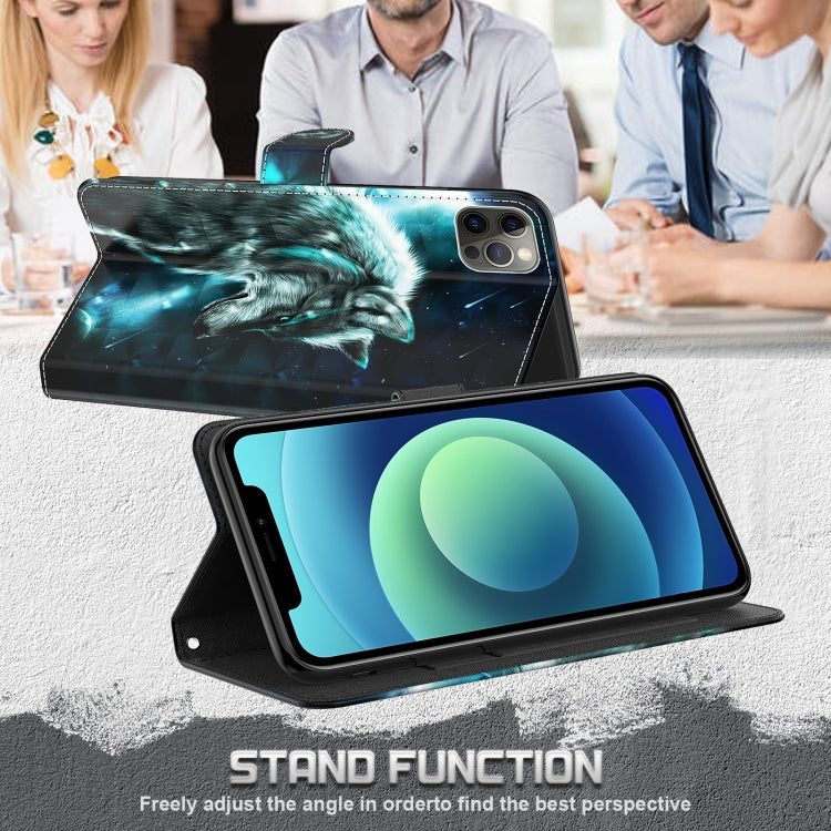 For Samsung Galaxy A13 4G 3D Painting Pattern TPU + PU Leather Phone Case(Wolf) - free shipping - PMC TechLife - Order now!