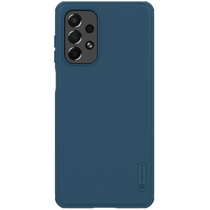 For Samsung Galaxy A73 5G NILLKIN Super Frosted Shield Pro PC + TPU Phone Case(Blue) - Galaxy Phone Cases by NILLKIN | Online Shopping South Africa | PMC Jewellery